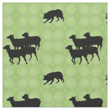 Ovejas de rebaño de Silhouett Border Collie