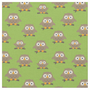 Tela Owls Fabric