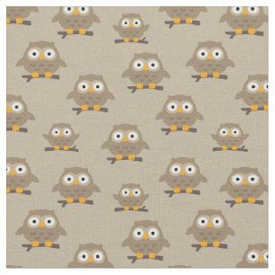 Tela Owls Fabric