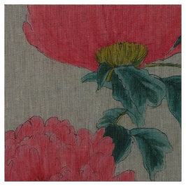 Tela Paeonia Rosa