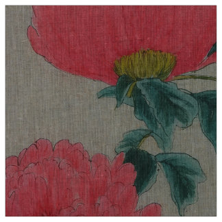 Tela Paeonia Rosa
