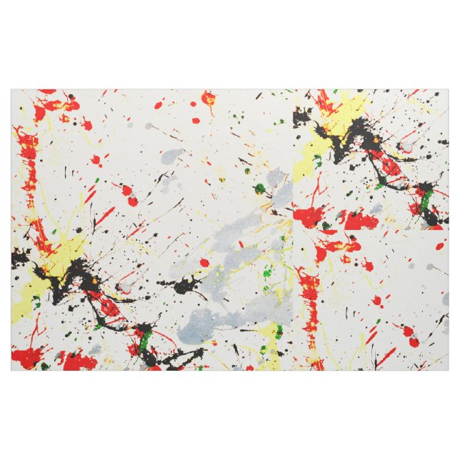 Tela Paint Splatter ("Cuarto gordo" (fat quarter))