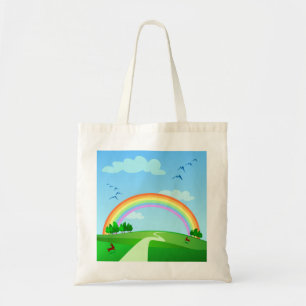 Tela Paisaje de primavera, bolso