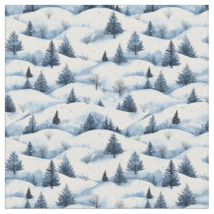 Tela Paisaje invernal cubierto de nieve
