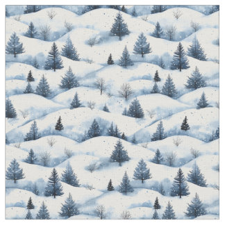 Tela Paisaje invernal cubierto de nieve