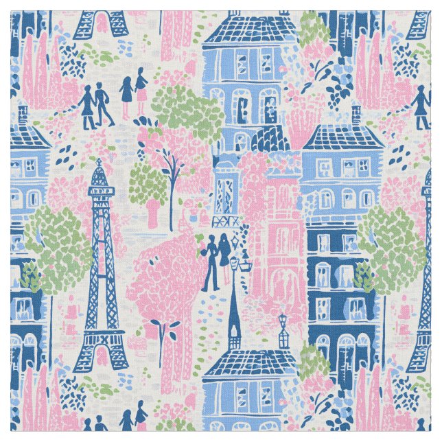 Tela Paisaje soñador parisino (De cerca)