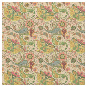 Tela Paisley Flower Fabric   Elegante diseño floral