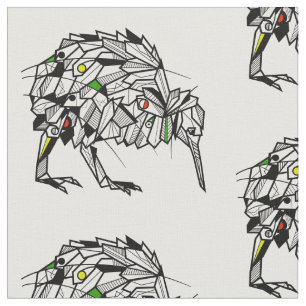 Tela Pajarito geométrico