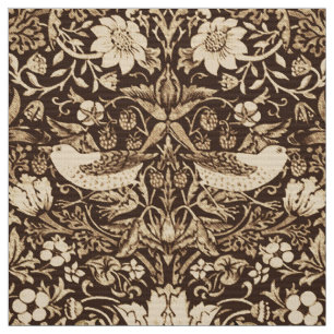Tela Pájaro de Nouveau del arte y tapicería de la flo