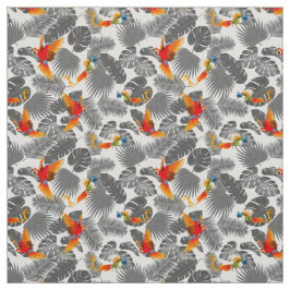 Tela pájaros tropicales