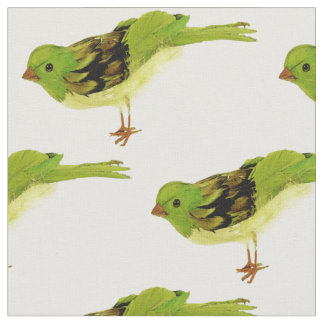 Tela Pájaros verdes