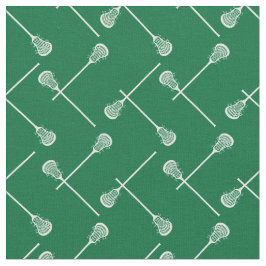 Tela Palancas blancas de lacrosse verde