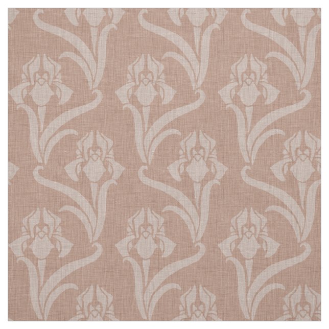 Tela Pale Adobe Art Nouveau Iris (Retal)