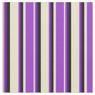 Tela Pale Goldenrod, Dards Orchid, Indigo & Black Lines