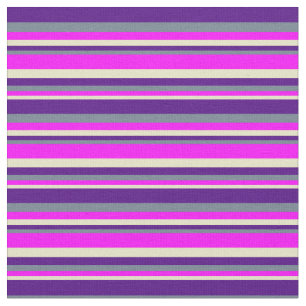 Tela Pale Goldenrod, Fuchsia, Slate Gray e Indigo