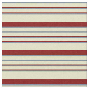 Tela Pale Goldenrod, Light Slate Grey and Maroon Lines