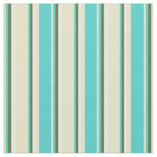 Tela Pale Goldenrod, Turquesa, Oscuro Olive Green, Whit