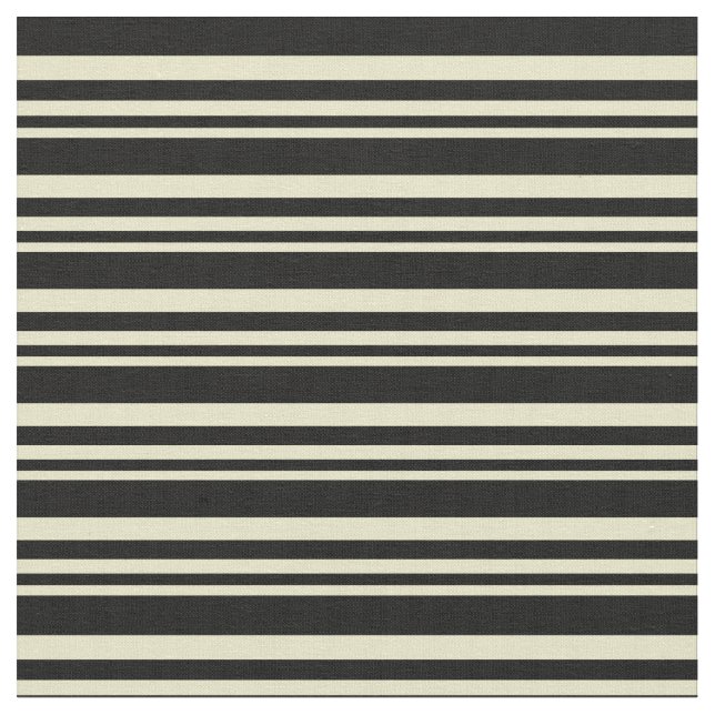 Tela Pale Goldenrod y Black Colour Pattern (De cerca)