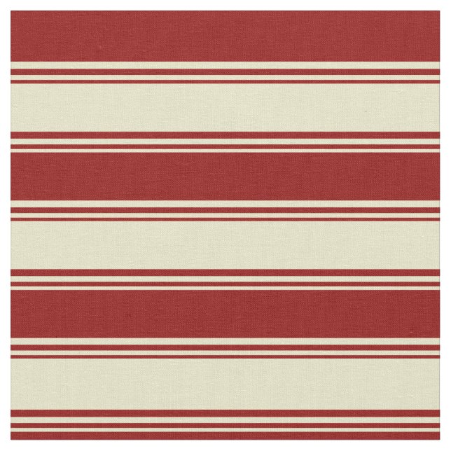 Tela Pale Goldenrod y Dark Red Colour Pattern (De cerca)