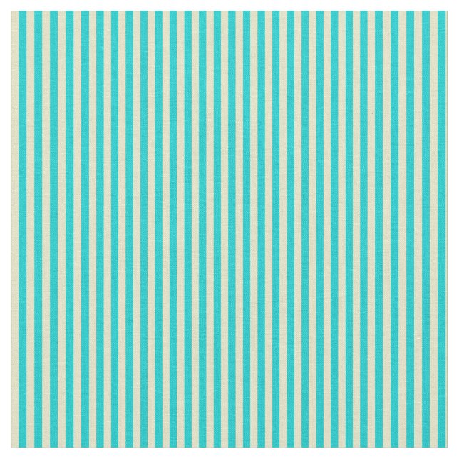 Tela Pale Goldenrod y Dark Turquoise Pattern (De cerca)