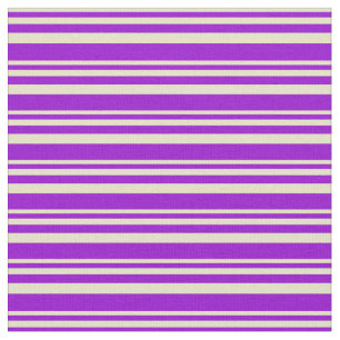 Tela Pale Goldenrod y Dark Violet Pattern