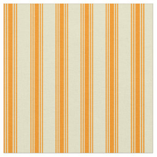 Tela Pale Goldenrod y Dars Naranjas Lines