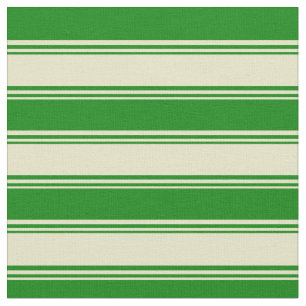 Tela Pale Goldenrod y Green Colour Lines