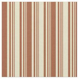 Tela Pale Goldenrod y Sienna Lines