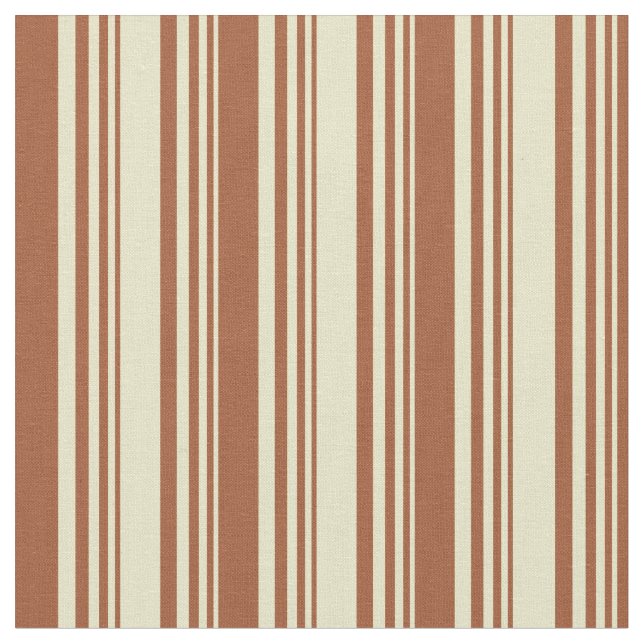 Tela Pale Goldenrod y Sienna Lines (De cerca)