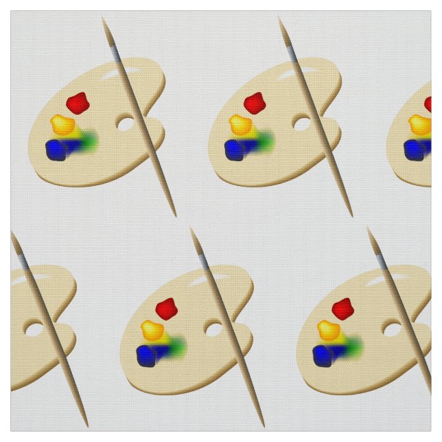Tela Paleta de artistas y pincel (Retal)