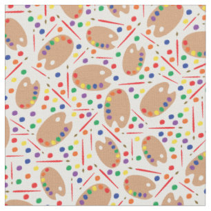 Tela Paleta de pintura artística niños linda