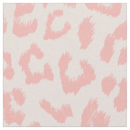 Tela Palidezca el estampado leopardo rosado de Rubor