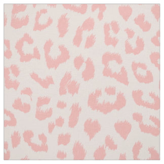 Tela Palidezca el estampado leopardo rosado de Rubor