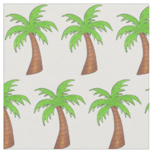 Tela Palm Tree White Green Tropical Island Hawaii