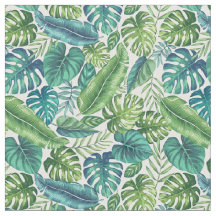 Palm tropical verde y Verde azulada Banana Monster