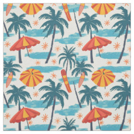 Tela Palmera de Playa Tropical