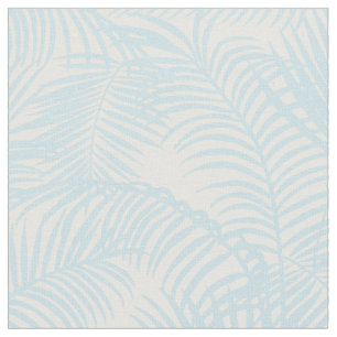 Tela Palmera tropical moderna simple de los azules