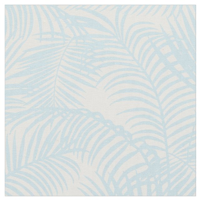 Tela Palmera tropical moderna simple de los azules (De cerca)