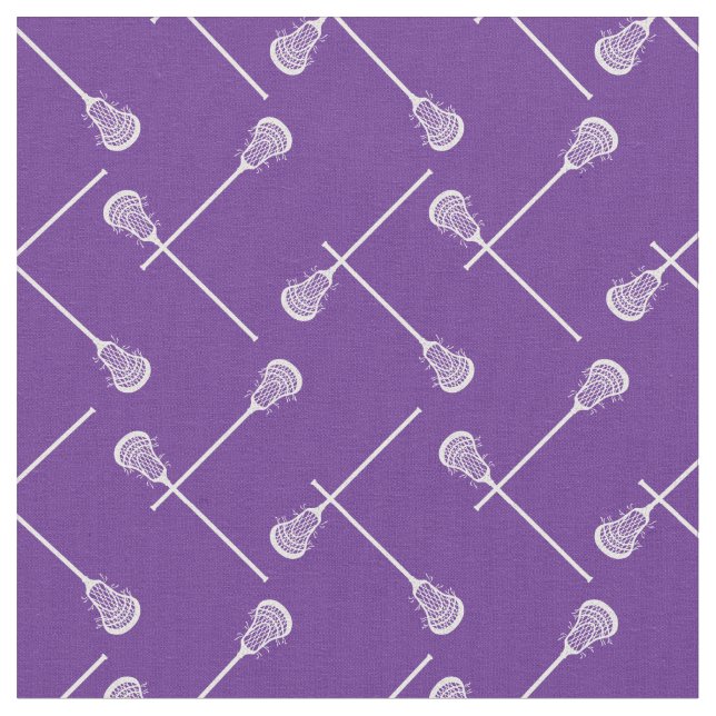 Tela Palo de palo blanco de lacrosse morado (De cerca)