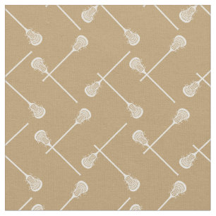 Tela Palos blancos Lacrosse Gold Patterados