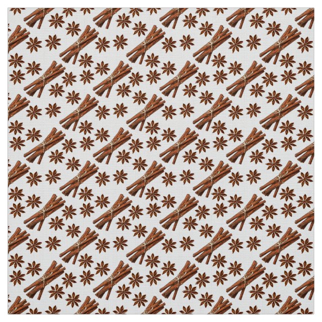 Tela Palos de canela y anís estrellado. (Retal)