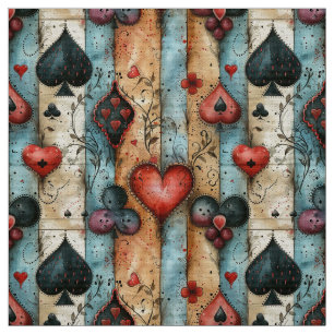 Tela Palos de cartas de póquer. 