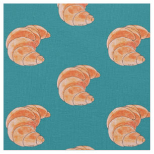 Tela pan de croissant marrón