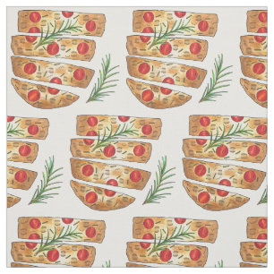 Tela Panadería italiana Focaccia Tomates de pan de acei