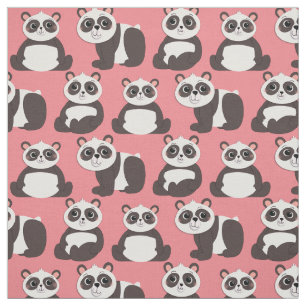 Tela Panda Bears Cute Kids