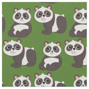 Tela Panda Bears Cute Kids