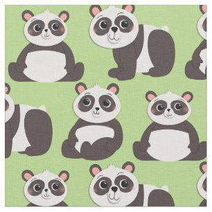 Tela Panda Bears Cute Kids