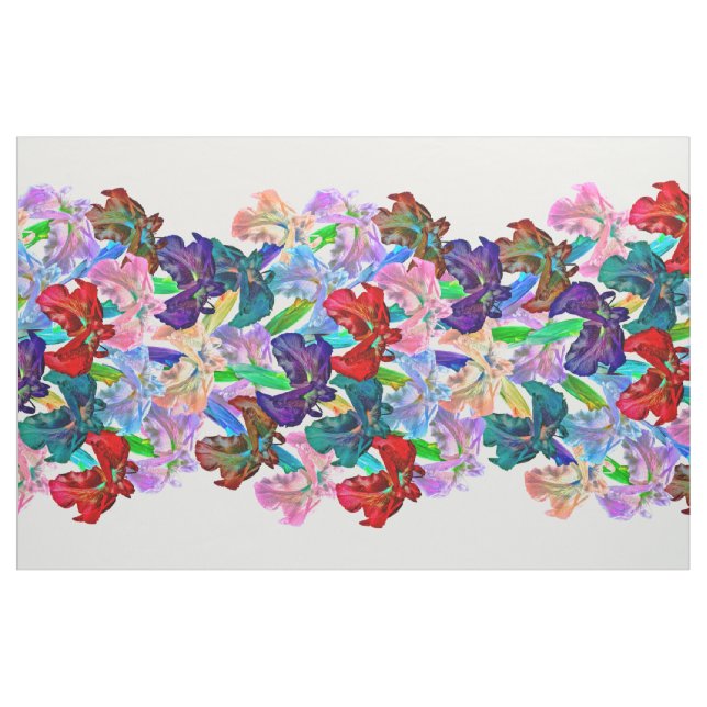 Tela Panel grande Iris brillante (Yarda)