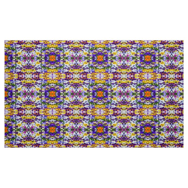 Tela Pansies Fabric ("Cuarto gordo" (fat quarter))