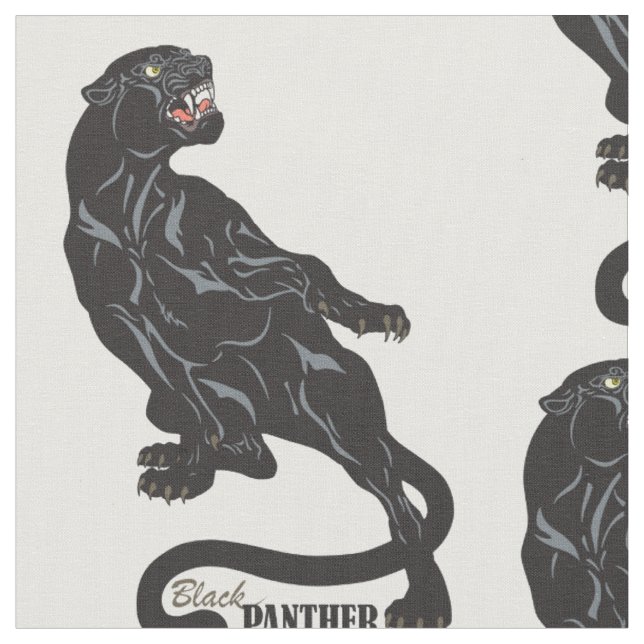 Tela pantera negra (De cerca)